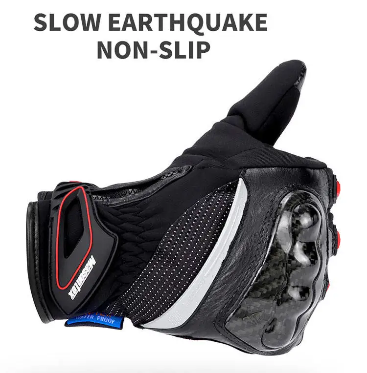 Driving Cycling Touch Screen Luxury Black Winter Gloves Latest Design Hand Gloves For Motorbike