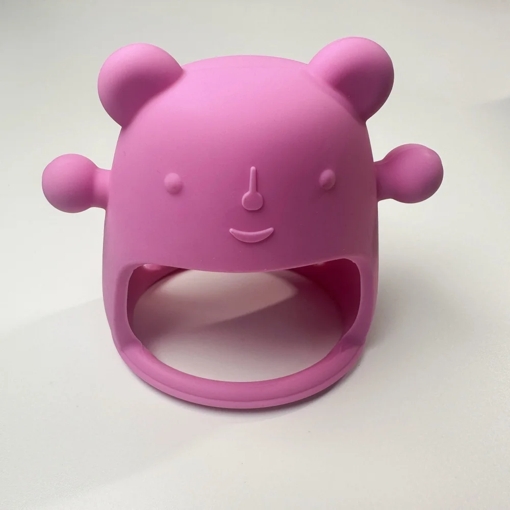 new products BPA Free sensory Washable Baby silicone teething chew hand glove Gum Massaging Waterproof mitten infant teether