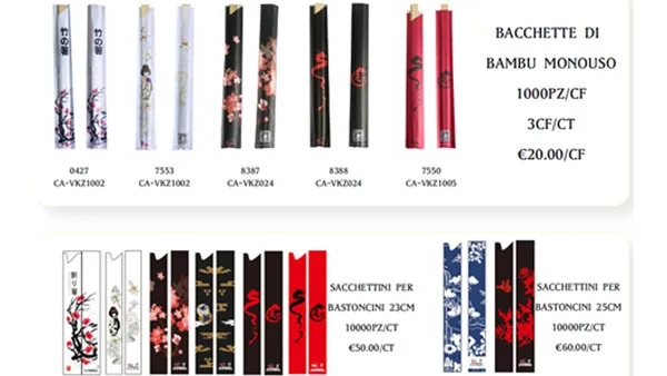 Bamboo Sushi Tensoge Chopsticks Chinese disposable bamboo Chopsticks