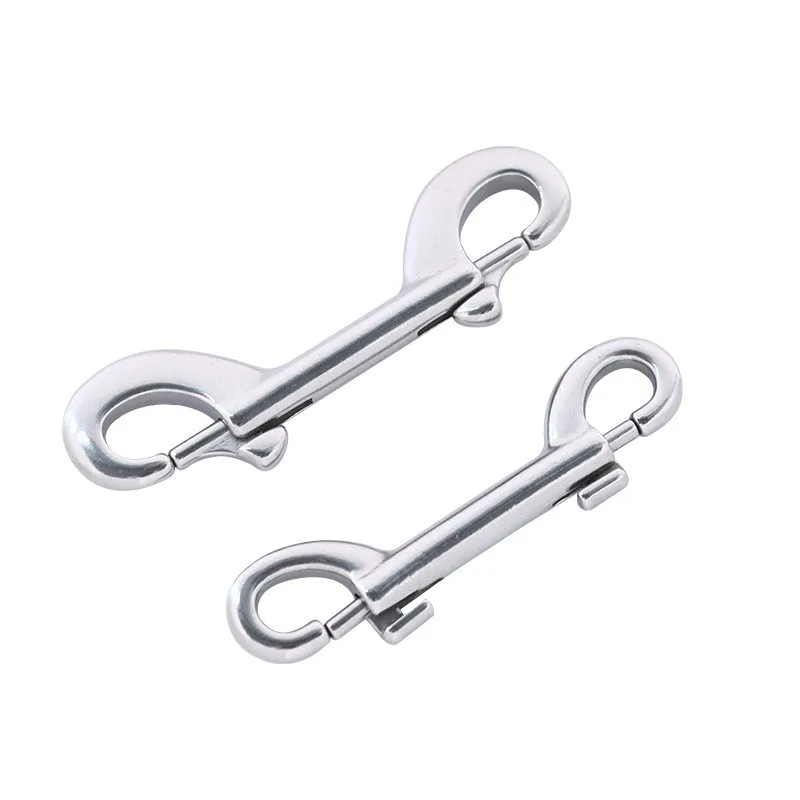 High Quality Grade Brass Zinc Alloy Stainless Steel Metal Double End Snap Hooks