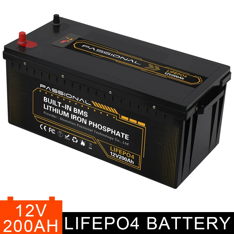 Battery 12v 100Ah Lithium Iron Phosphate Battery Pack Substitute Lead Acid Battery Waterproof for Energy Storage Golf Cart RV