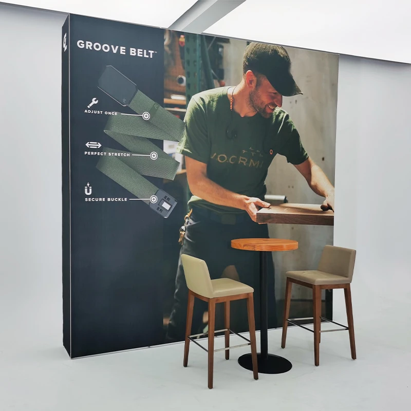 China factory Extrusion Fabric exhibition Pop up display stand for trade show