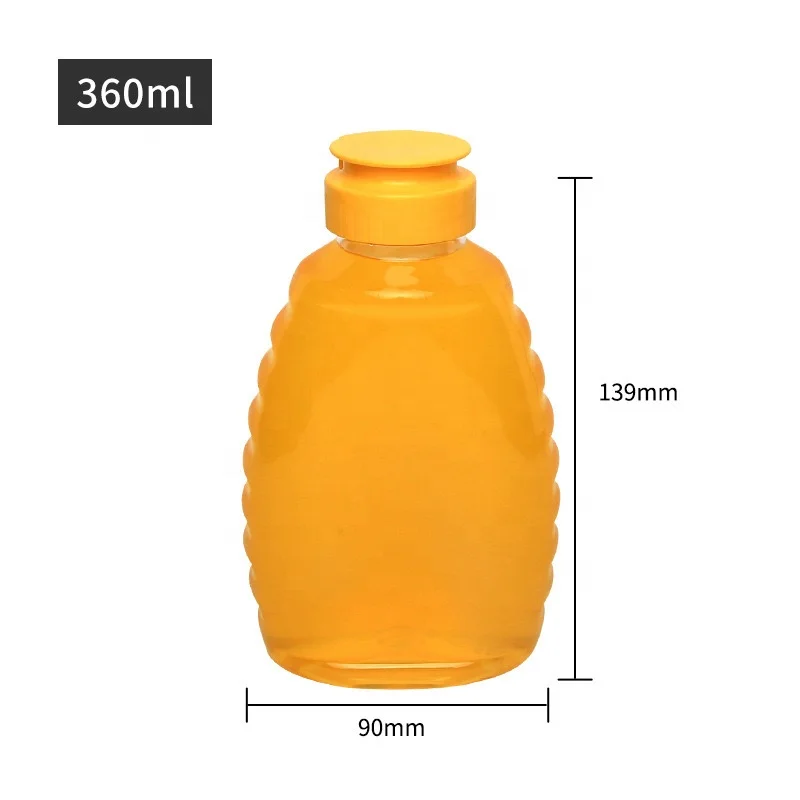 500g empty clear squeeze plastic bottle packaging sauce oil container