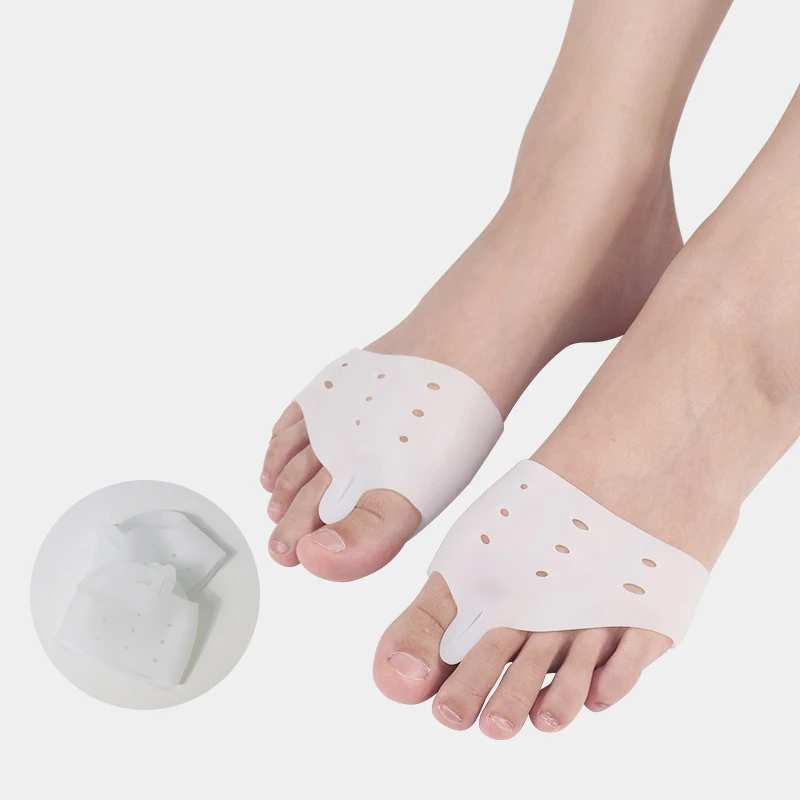Silicone Metatarsal Pads Toe Separator Pain Bunion With Foot Pad Corrector Unisex Hallux Valgus Braces
