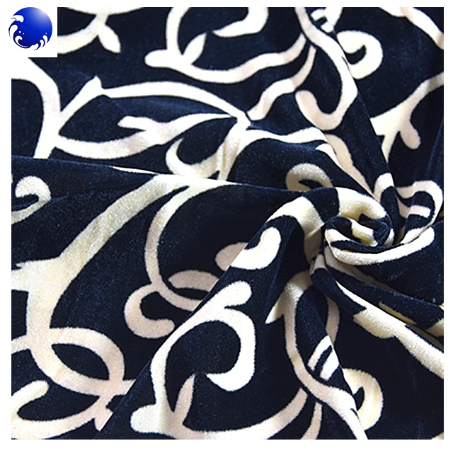 woven elastic free print velvet fabric printed woven micro velvet 9000 velvet fabric latest