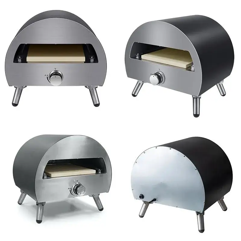 Wholesale 12 inch gaz comercial pizza oven BBQ grill home built in portable fast gas pizza ovens