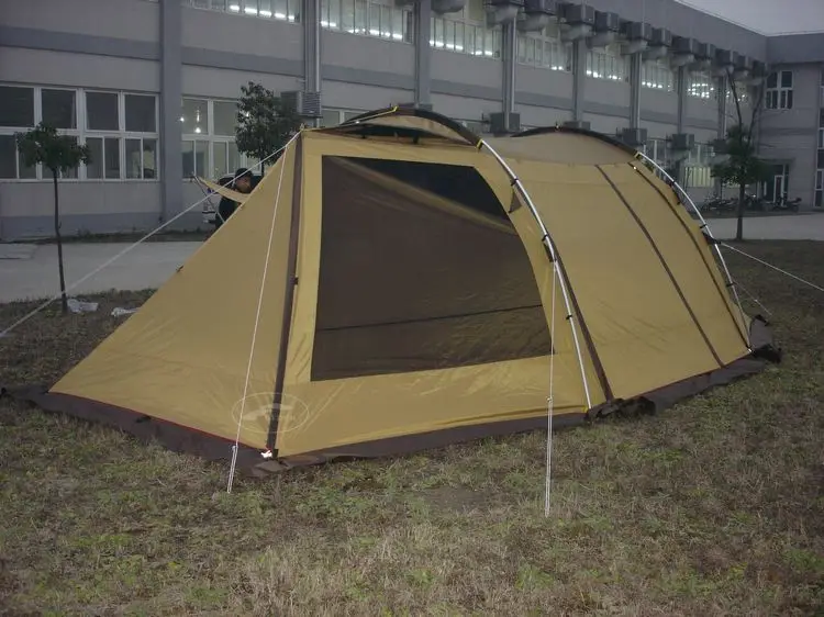 OEM/ODM Up-to-Date Design Novelty Camping Tent Deluxe Solution Aluminium Alloy Pole Framed High Quality Top End Tent