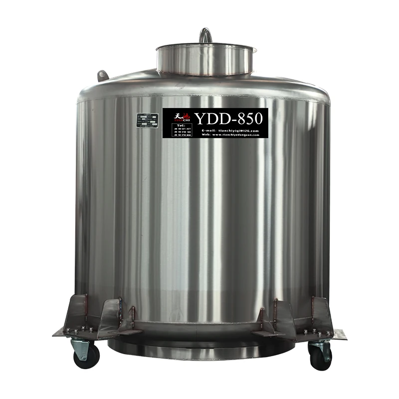 YDD-850 Biological Cell Bank Low Temperature Seed/Blood Bank Liquid Nitrogen Tank for University laboratory Hospital