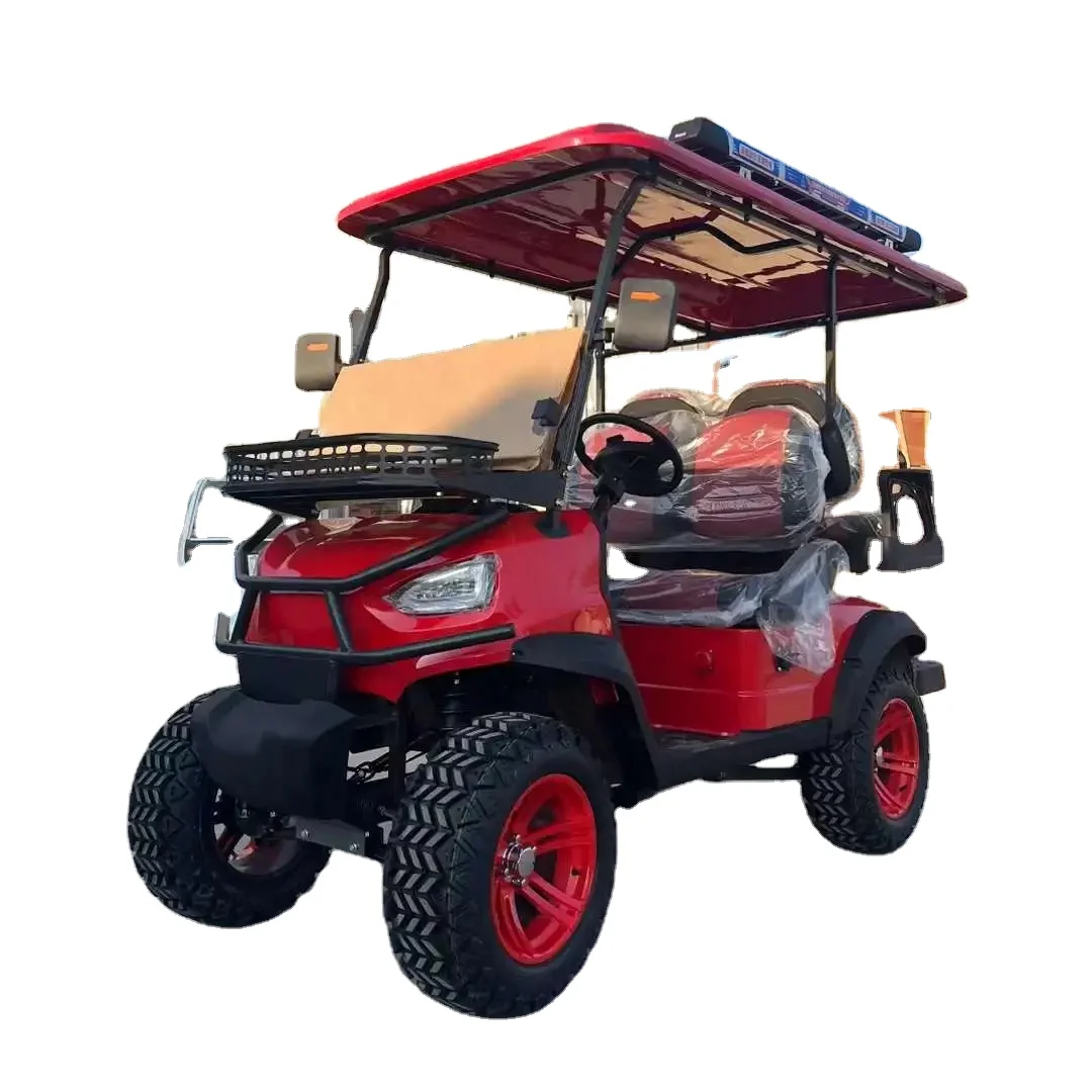 sharefer 4 seats off road electric golf cart 4-wheel lifted golf kart 4 passengers golf car 2+2 seater ATV