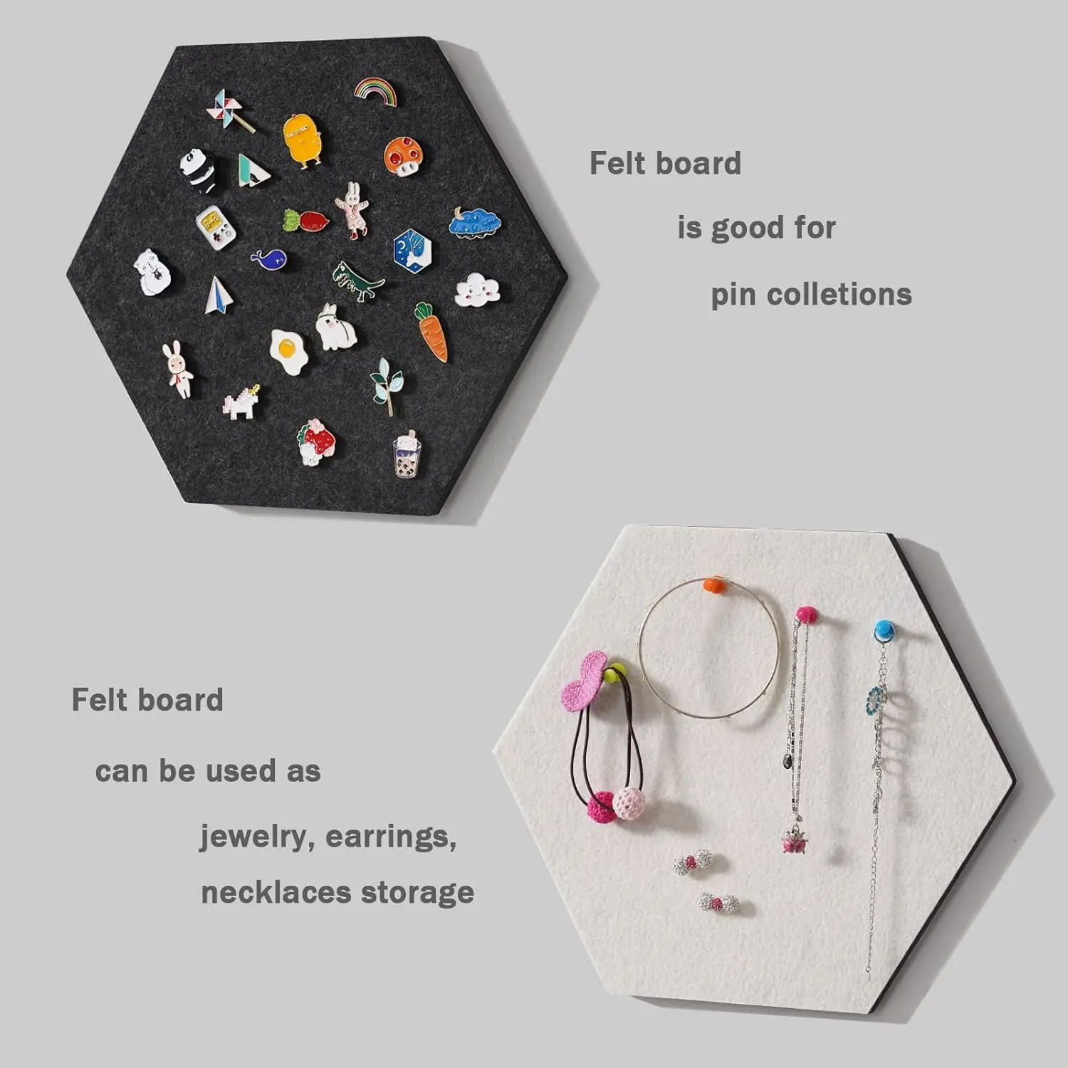 New Design Hexagonal Wall Panel Self-adhesive Living Room Photo Background Felt Wall Decoration