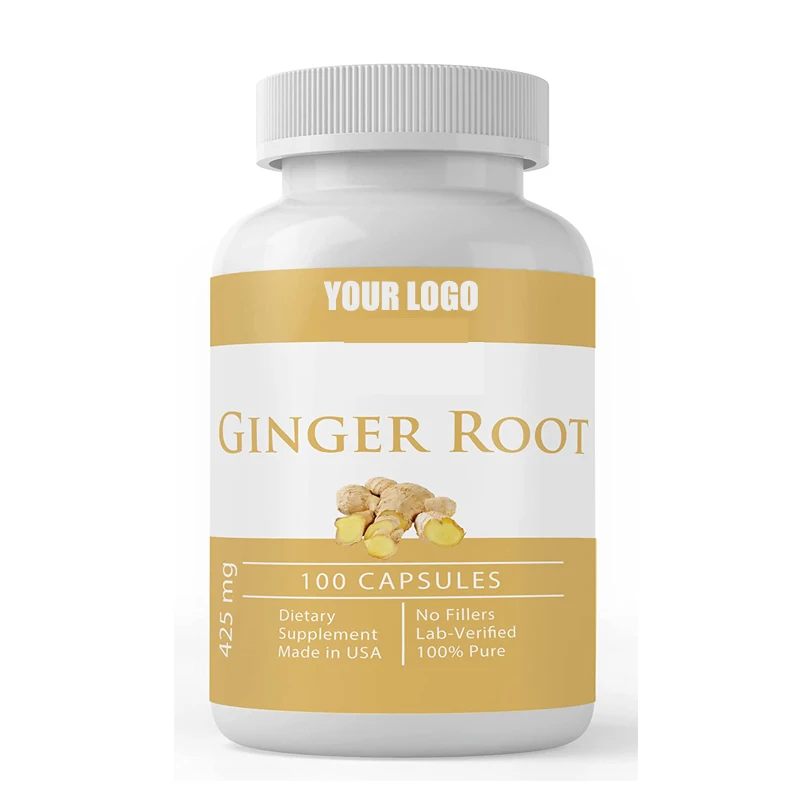 Healthcare supplement organic Curcuma longa Turmeric root Curcumin extract 95 powder ginger black pepper vegan pill Capsule