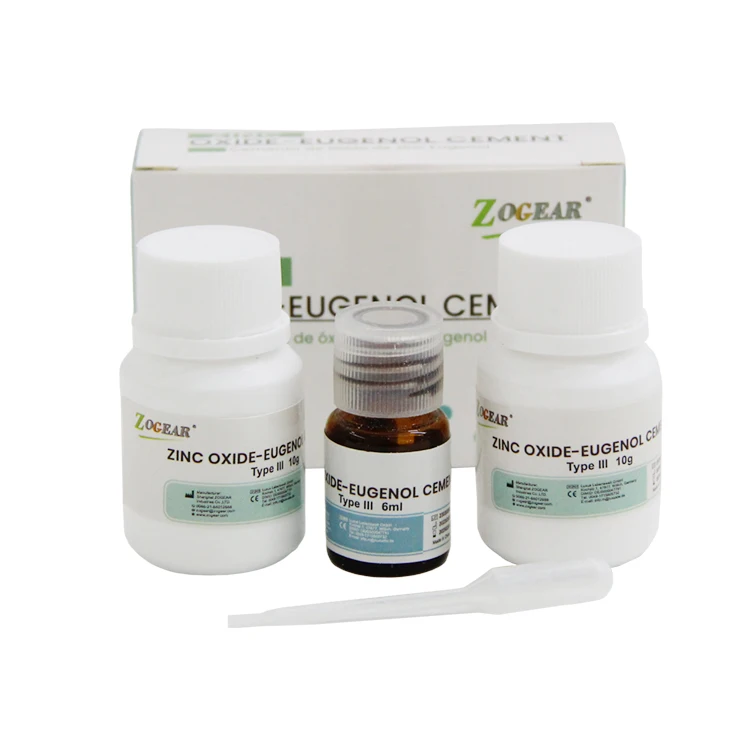 Zogear TM024 Dental Material Zinc Oxide Eugenol Cement,20g powder+6ml liquid