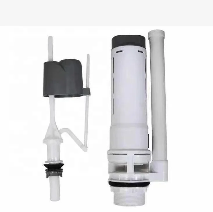 Adjustable toilet fill valve with silent design