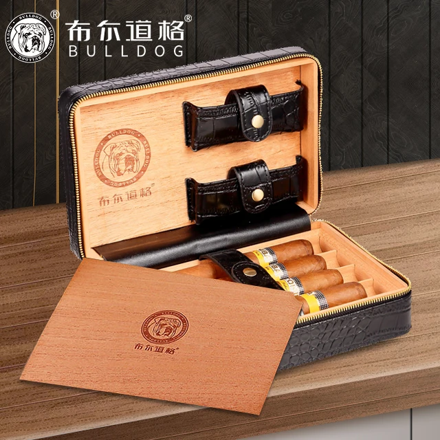 
Wholesale Custom Spanish Cedar Wood Box De Puro With Humidifier Solution Desktop Pack Weed Cohiba Novelty Book Cigar Humidor 