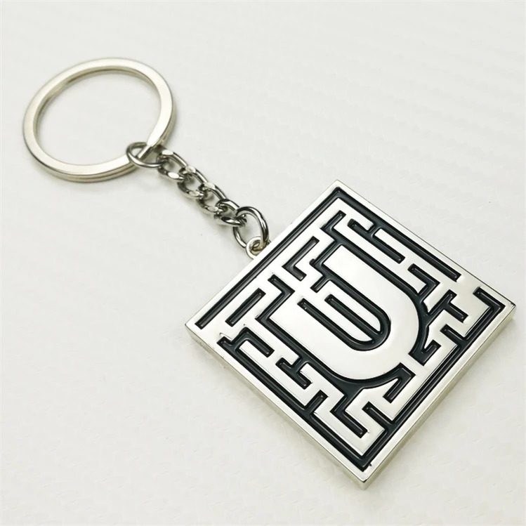 Wholesale Keyring Custom Logo Black Gold Silver Metal Gift Drive Safe I Need You Here With Me Keychains Stainless Steel Keychain