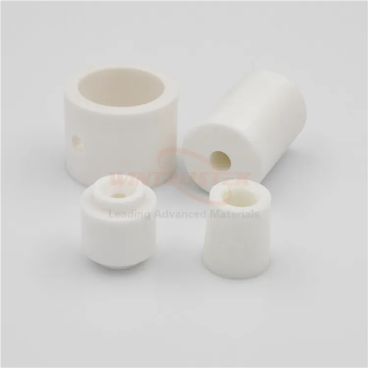Yttria Stabilized Zirconia Ceramic Sleeve High Precision Zirconium Oxide Tube Customized Wear Resistant ZrO2 Bush