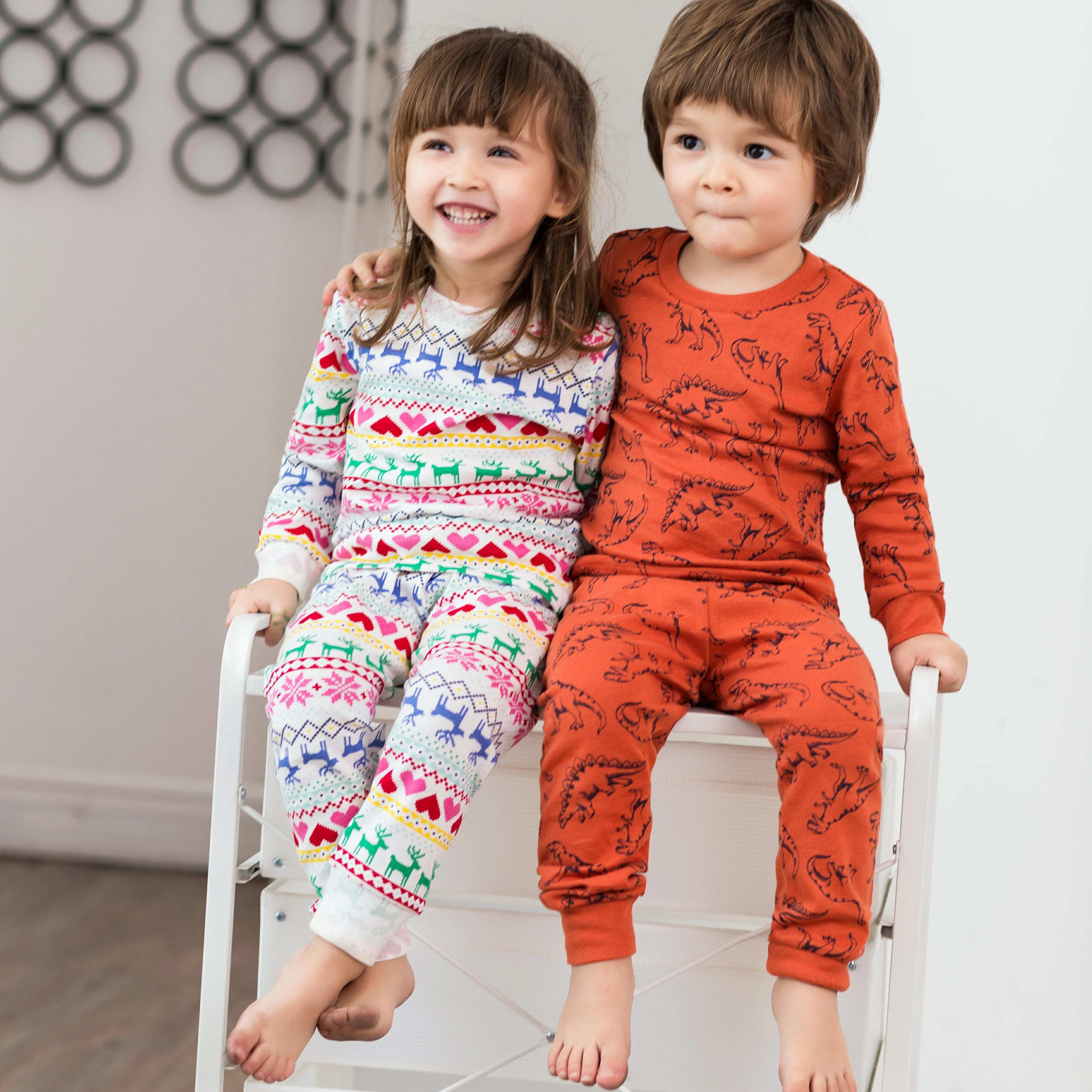  OEM&ODM multicolor pajama set for kids leisure Home clothing animal Kids Pajamas 100% cotton children