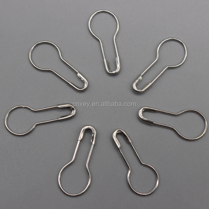 clothing hang tag pins 2.2cm length COPPER gold black safety pins for Garment tag pin
