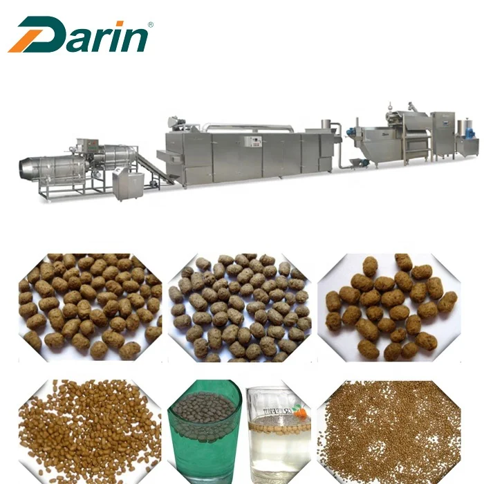 Electric Dry Dog Food Making Machine Dog Food Making Machine Extruder Production Line for Pet Food