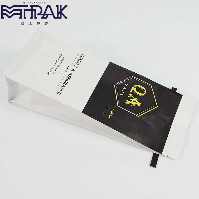  Плоский нижний клапан оптовая продажа фольгированная упаковка кофейный мешок с оловянной