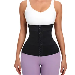 Custom Plus Size Body Slim Double Belt Latex Bandage Corset Waist Trainer Shapewear Tummy Control Shaper