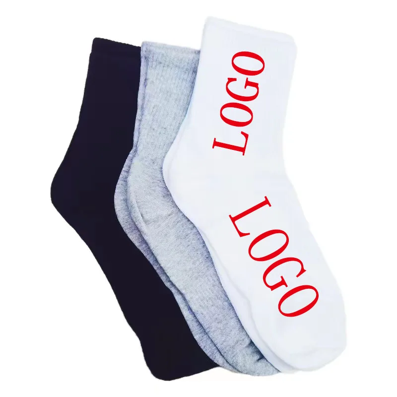 Pure Color Wholesale Unisex Low Ankle Sport Socks Wool Anti Slip Classic Crew Socks