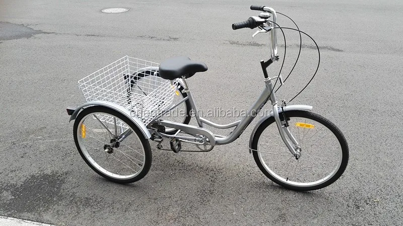 cheap price 6 speed steel frame tricycle cargo bicycle three wheel bike tricycle for adults