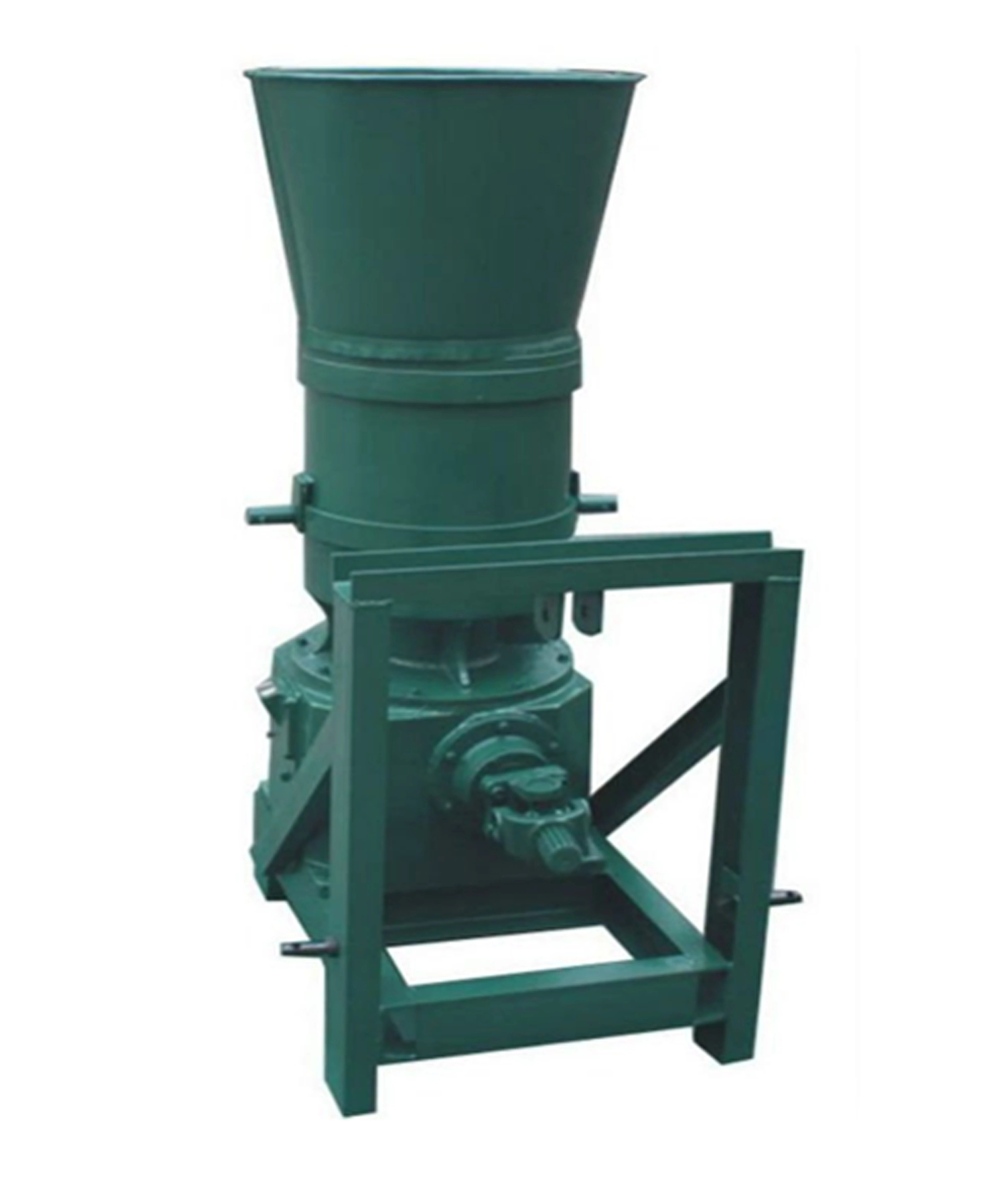 Tractor power output used wheat straw corn stalk wood pellet machine machinery PTO feed pellets mill