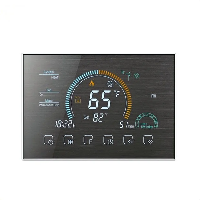 SHUWEI WiFi Programmable Thermostat, WiFi Electric Heating Thermostat, WiFi Smart Central Air Conditioning Thermostat Temperatur