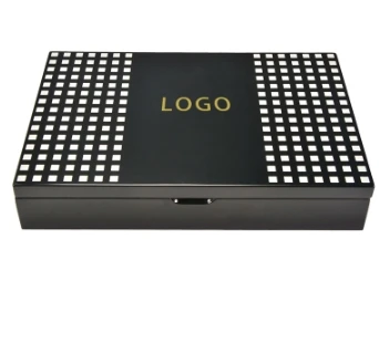 Customized High-End Large-Capacity Cigar Box Exquisite Pine Wood Storage Lacquer Cabinet Solid Wood Cigarette