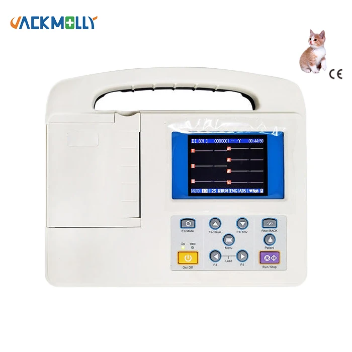 Blood stress test JM-8032 3 Channel portatil 12 lead ecg machine Analyzer ecg machine