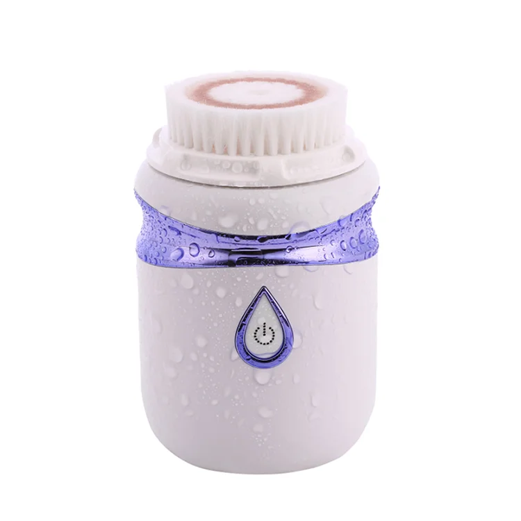 Sonic Vibration Waterproof Gentle Facial Cleansing Brush Portable Face Brush Cleansing