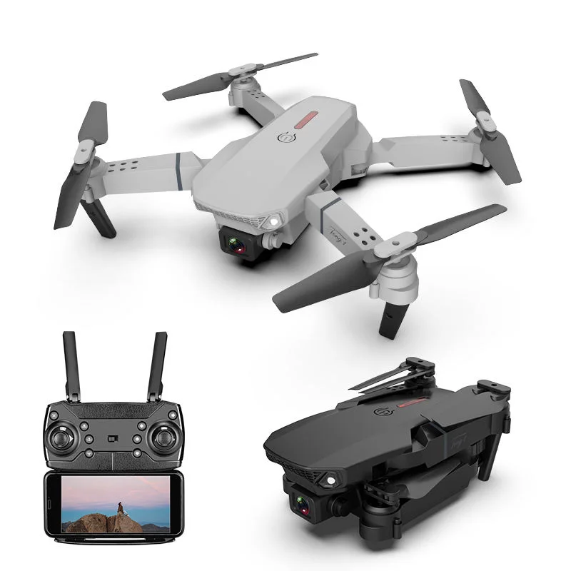 Складной Дрон e88 pro 4k gps с камерой hd Квадрокоптер APP Управлением игрушка дешевый мини-Дрон время полета
