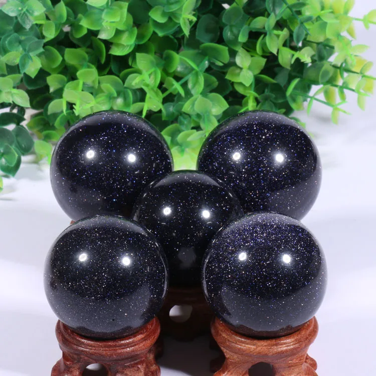 Wholesale Natural Blue Sandstone Spheres For Decoration
