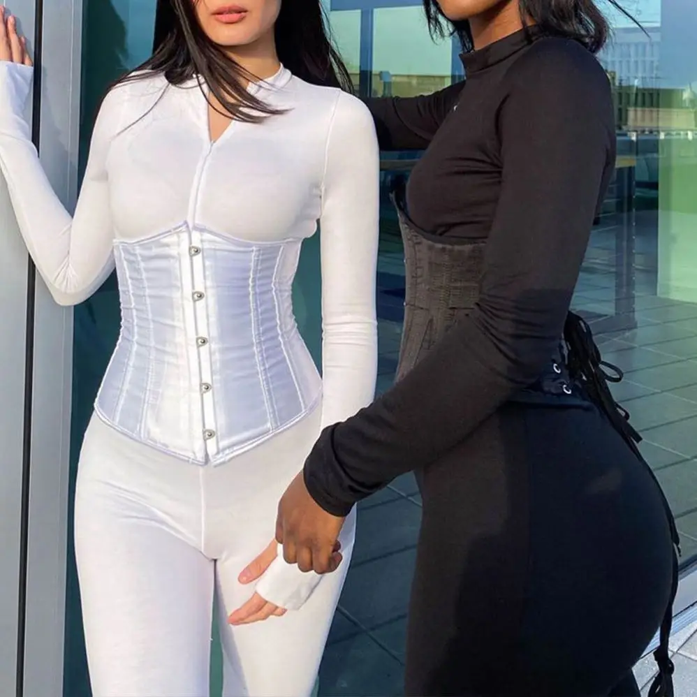 
Plain Womens Tops 2020 Spring V Neck Long Sleeve Fashion Tops with Lace Up Back Design Tunics Tops for Women 