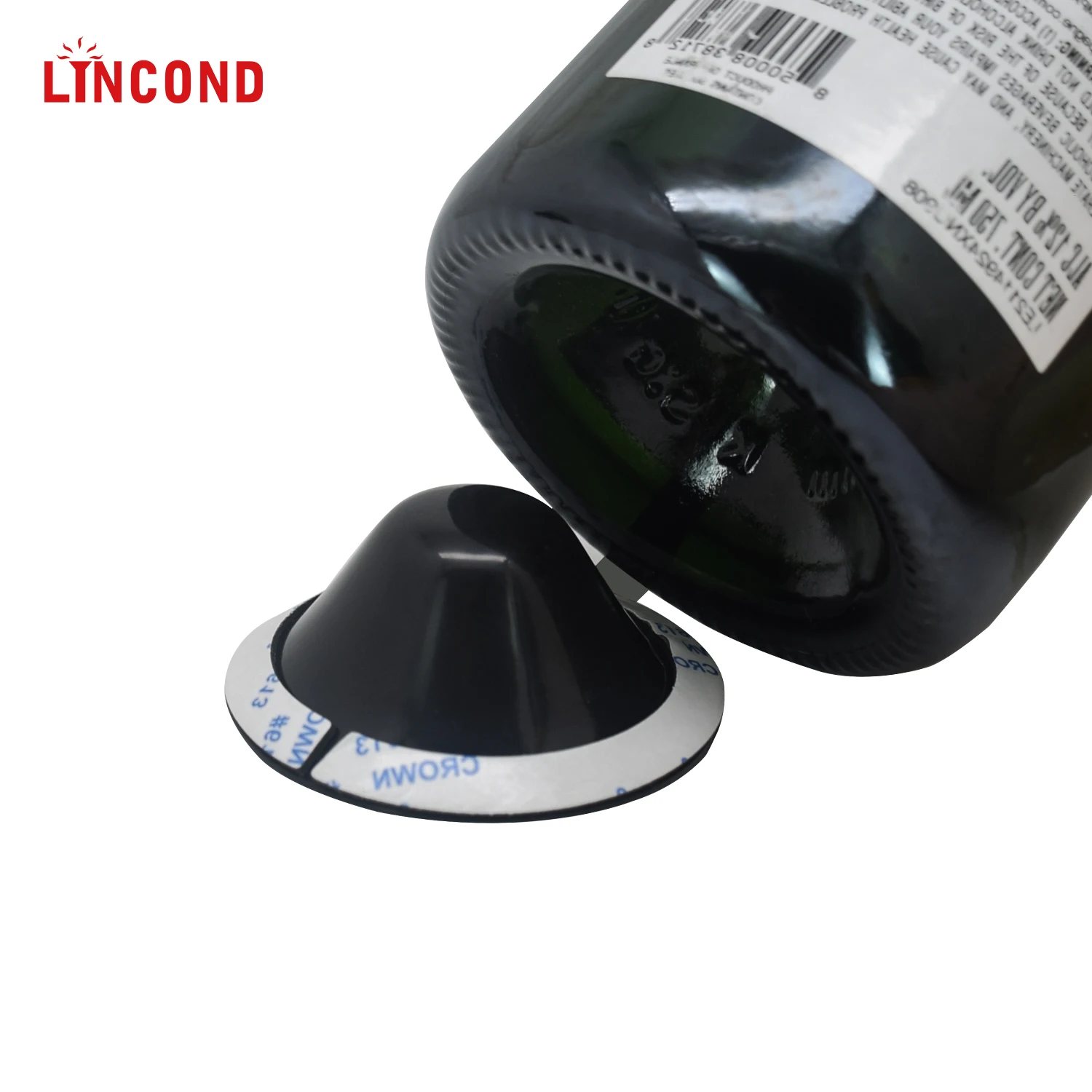 OEM EL label luminous bottle sticker waterproof light up wine Champagne bottle led Label flashing label