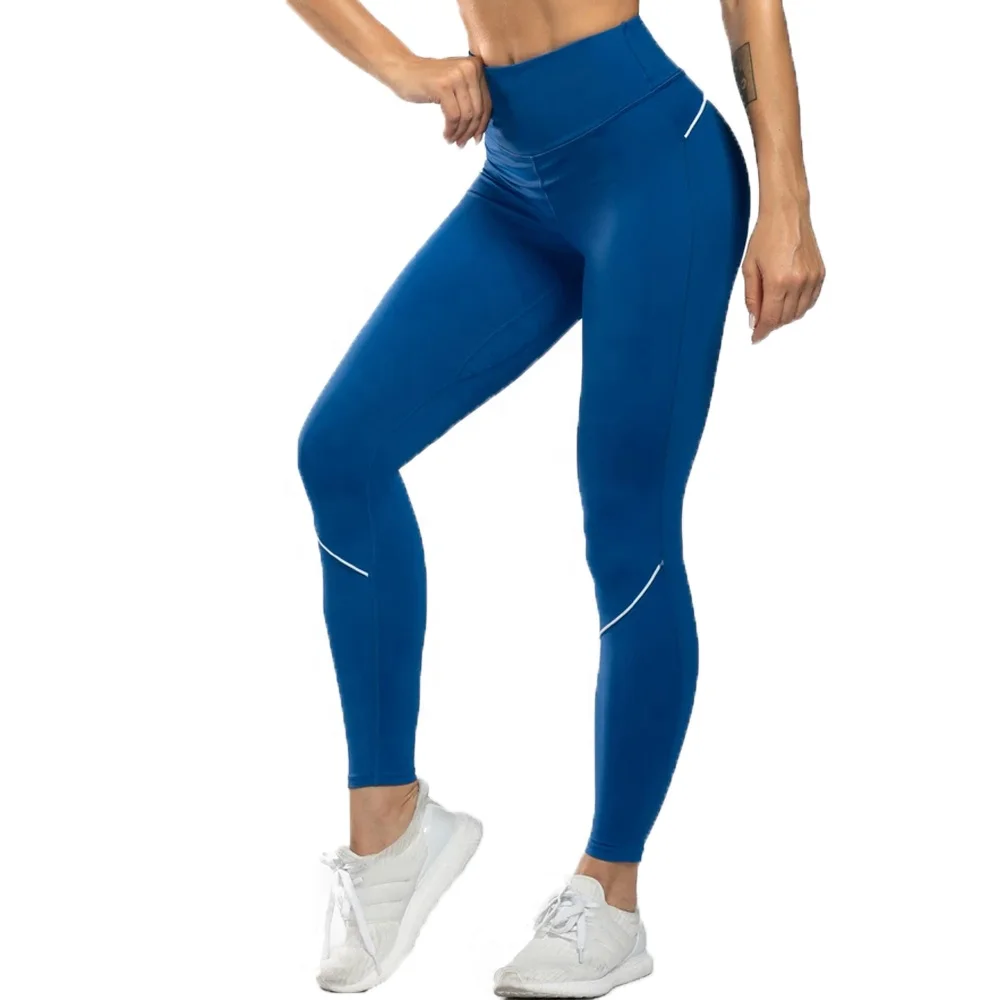 Custom Print Logo Fitness Trainer Spandex Push Up Yoga Pants For Women Wholesale Gym Workout High Waist Scrunch Butt Leggings