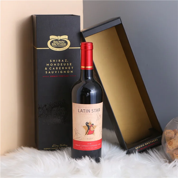 Chinese made high quality wholesale luxury wine gold cognac whisky magnetic folding cardboard gift box