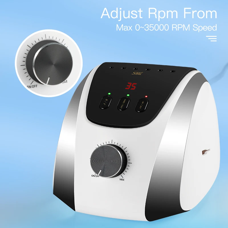 SML 2022 New Arrival Nail Drill Machine 35000rpm Manicure Pedicure Nail Art Polisher Hot Sale on Amazon