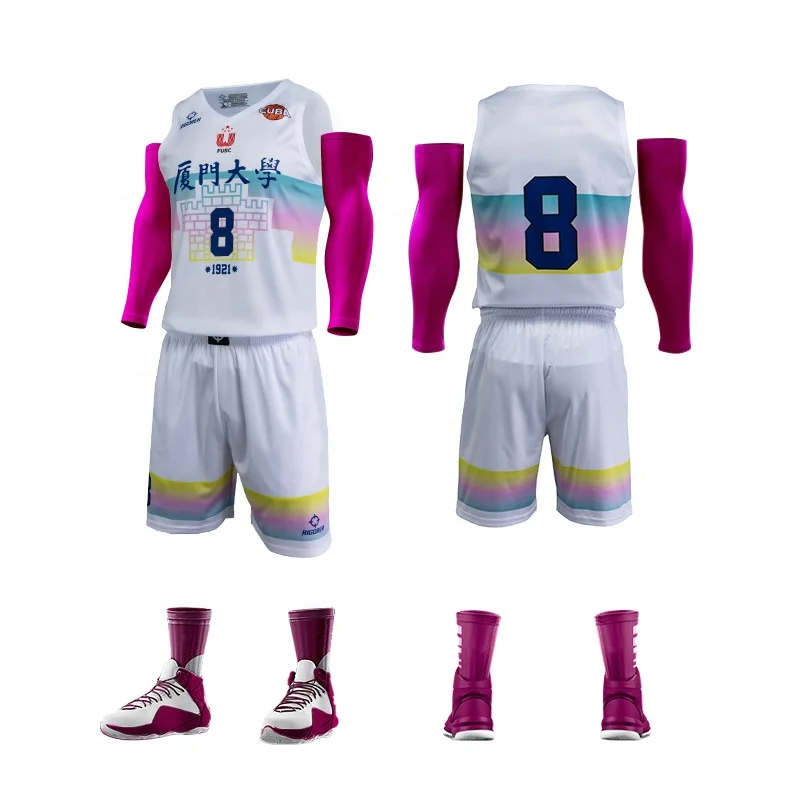 
Rigorer customized basketball uniform sublimation printing jersey 