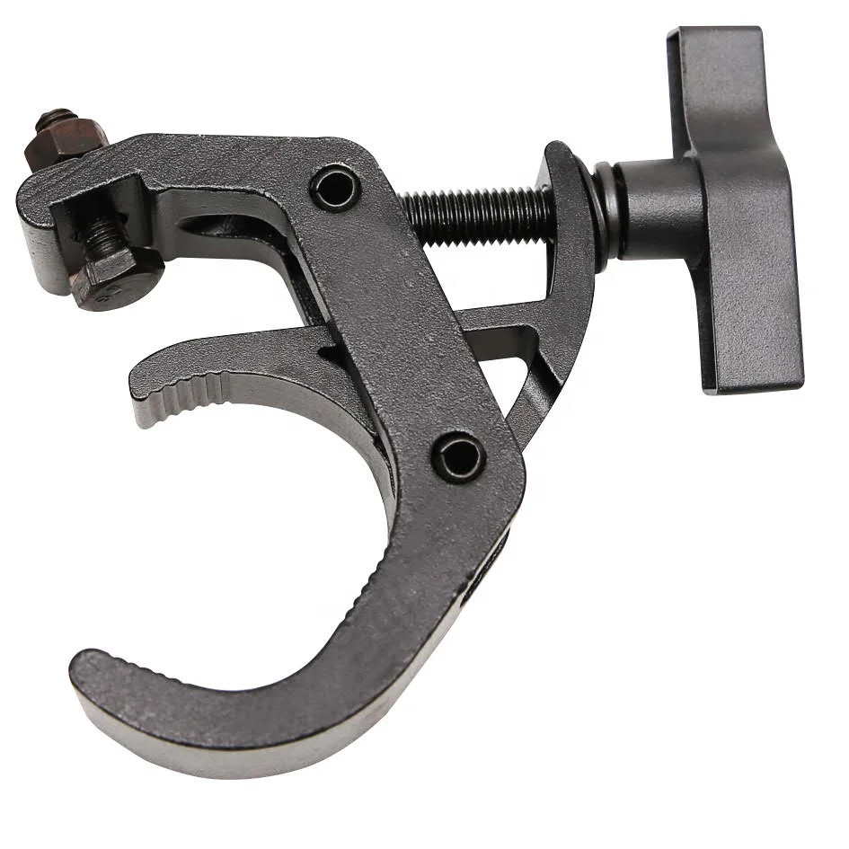 BAXR14 Black 38cm Width 0.5kg can load 150kg weight Omega Stage Moving Head Light Clamp Hook