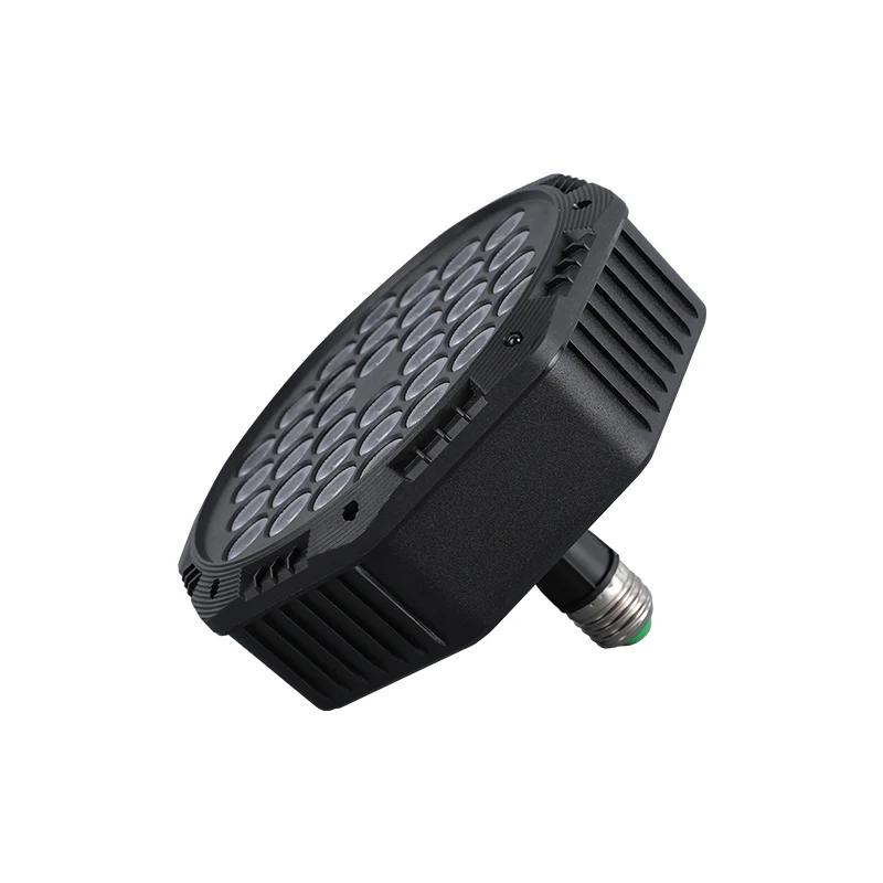 E27 Lamp Head RGB 36 Led Par Light rgb 36 leds wireless remote dj disco light led