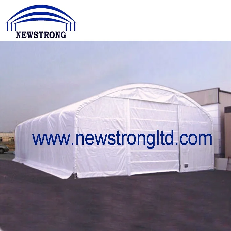 
Super Strong steel frame storage tent with PVC fabric 