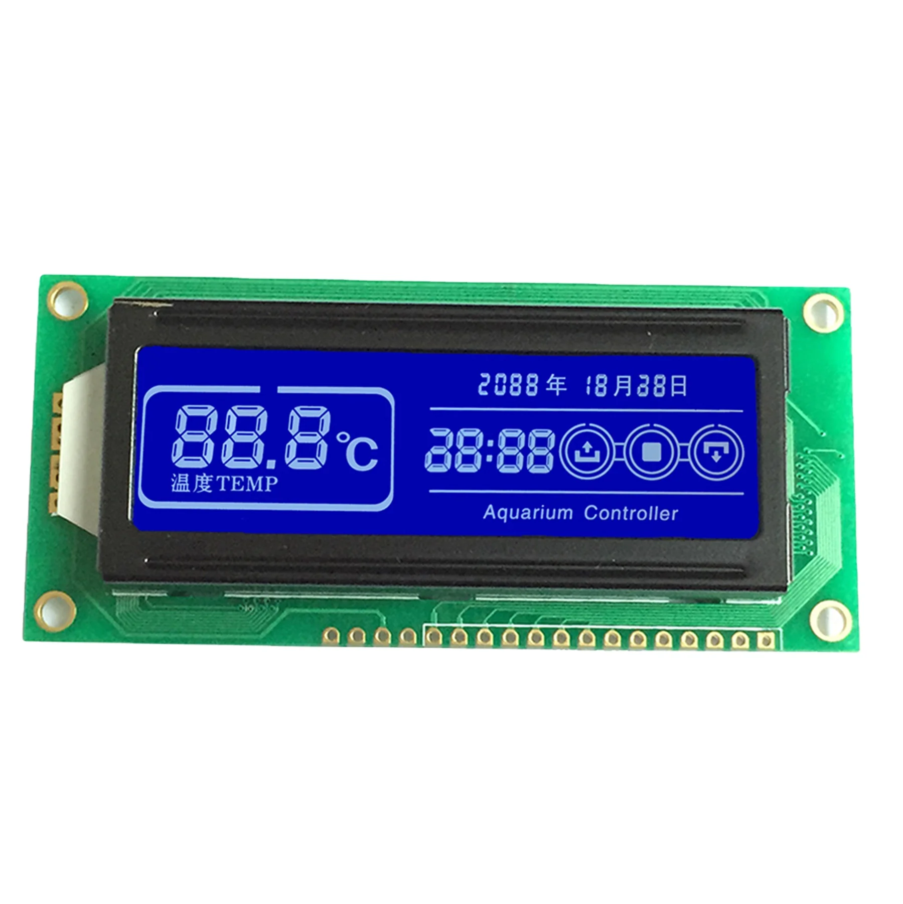 7 Segment 15 Digit Lcd Digital Display Panel Module Lcm