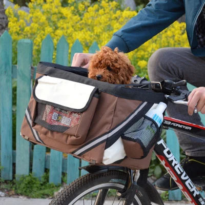 Suppliers Customized Size Soft Bicycle Sear Durable Pet Bag Carrier for Pets Safety
