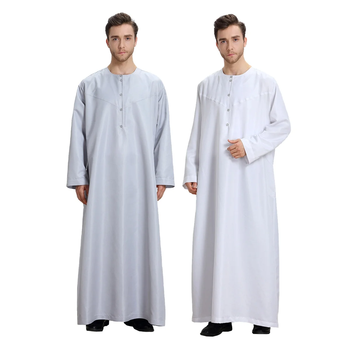 MXCHAN 2021 Hot sale Saudi Dubai  New style  high polyester abaya mens muslim thobe