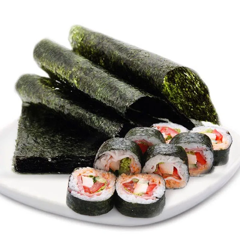 Japanese sushi Hot Sales fast shipping roasted onigiri nori seaweed wrapper roasted sushi nori for sushi food  and  restaurants