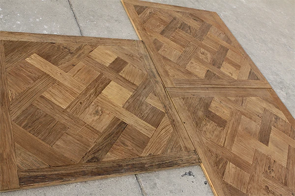 Antique French Oak Versailles Parquet Engineered Wood  Flooring