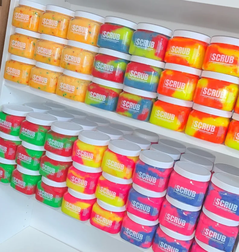 Оптовая продажа, индивидуальная фирменная марка, скраб для тела для веганов, OEM увлажняющие скрабы для тела на заказ, органические, с вашим собственным логотипом