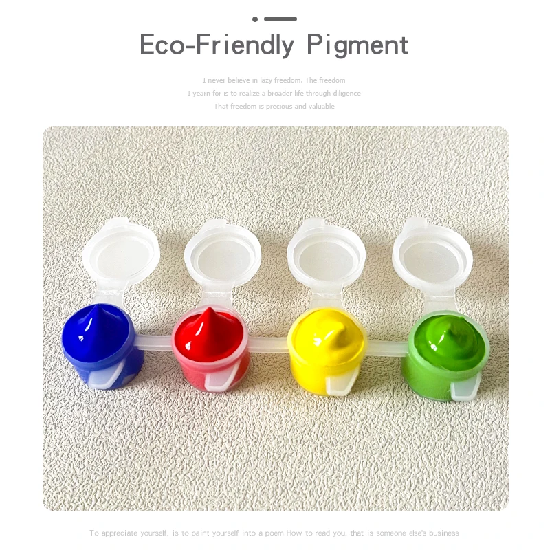 Wholesale Custom Colorful Frog Oil Painting DIY Canvas Painting Wall Art  Animal Painting By Numbers for Home Decor